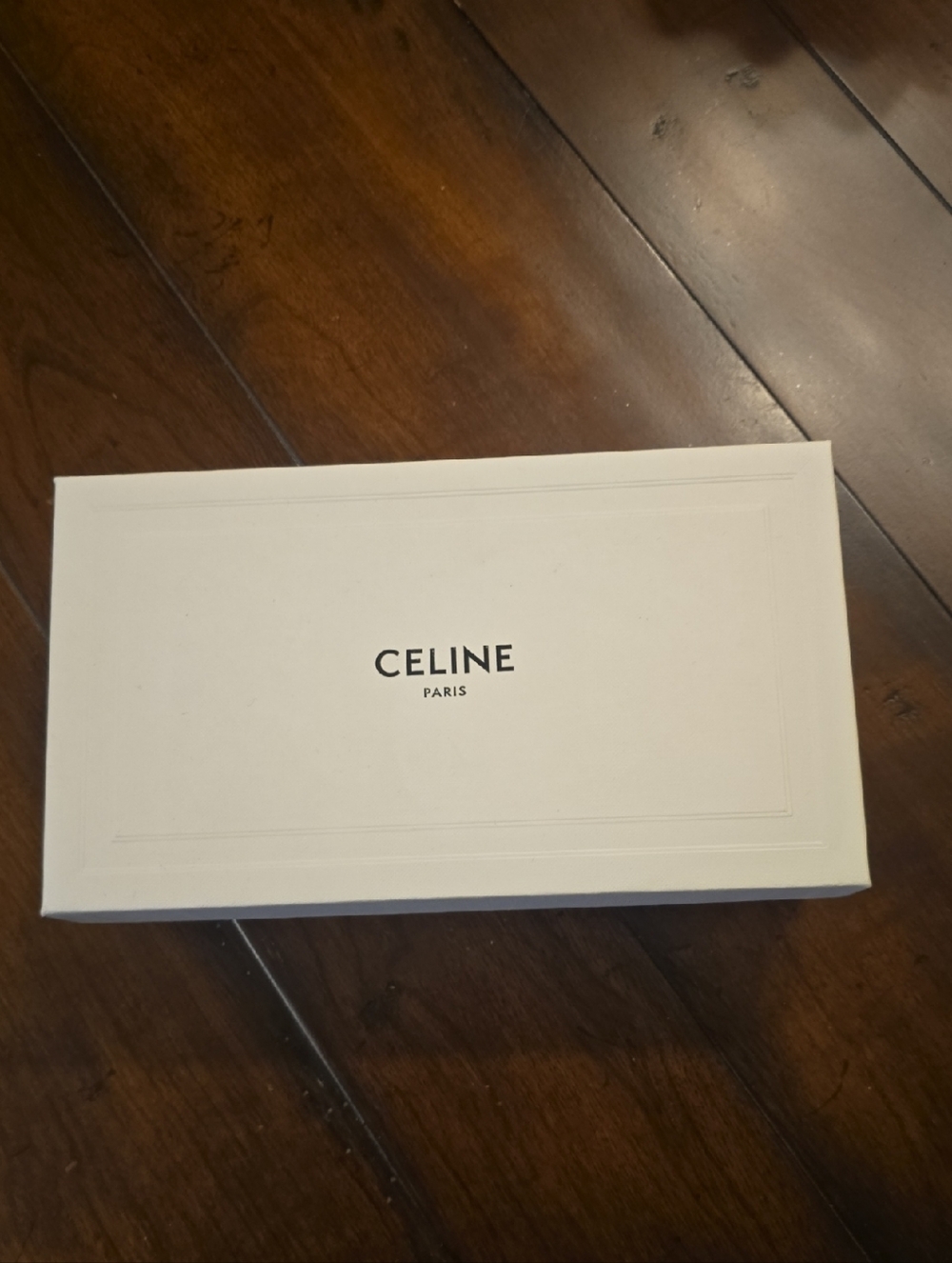 Celine White Logo Gift Box